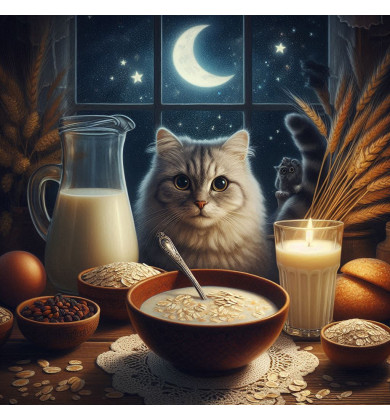 Притча о Молочке, овсяной Кашке и сером котишке Мурке - Русская сказка - Мамин-Сибиряк Дмитрий Наркисович